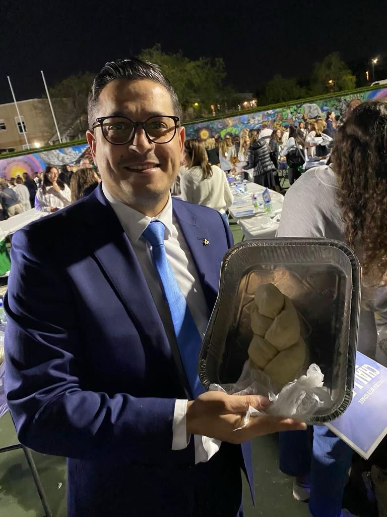Nathan Tal at a community event